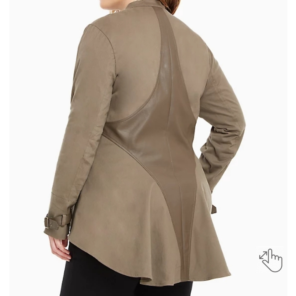 Torrid disney Peter Pan/neverland peplum Jacket size 1X - Picture 2 of 13